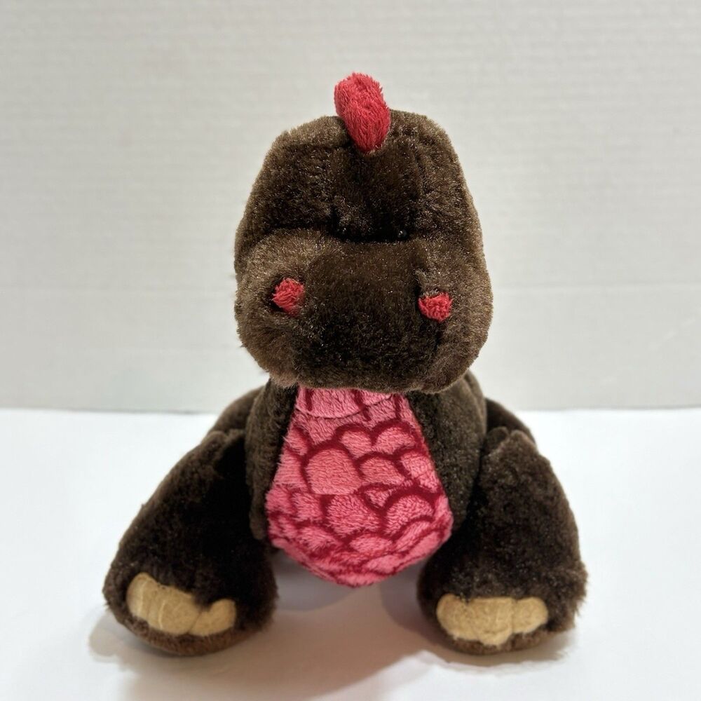 GANZ Webkinz Cocoa Dinosaur Plush HM338 2013 Retired No Code